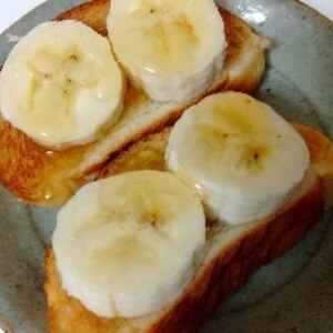 朝ごはんやおやつにピッタリ！バナナトースト
